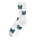 Butterfly Socks(Standart,White/orange)