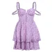 Lilac Daisy Mini Dress