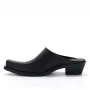 Square Toe Minimalist Black Mules(EU35 (US5.0),Black)