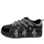 Skate Park Aesthetic Sneakers(EU36 (US6.0),Black)