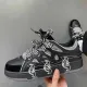 Skate Park Aesthetic Sneakers(EU36 (US6.0),Black)