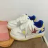 Blue & Yellow Aesthetic Star Sneakers(EU35 (US5.0),Blue/yellow)