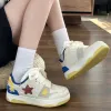 Blue & Yellow Aesthetic Star Sneakers(EU35 (US5.0),Blue/yellow)