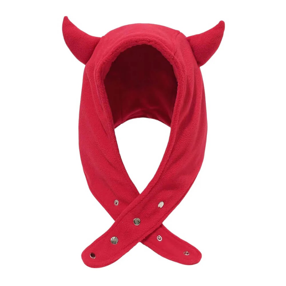 Devil Horns Hood Hat