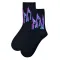 Flamin' Socks(Free Size,Yellow)