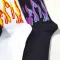 Flamin' Socks(Free Size,Yellow)