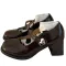 Heart Buckle Mary Jane Shoes