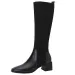Mary High Socks Shoes(EU35 (US5.0),Black)