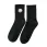 Moon Embroidered Socks