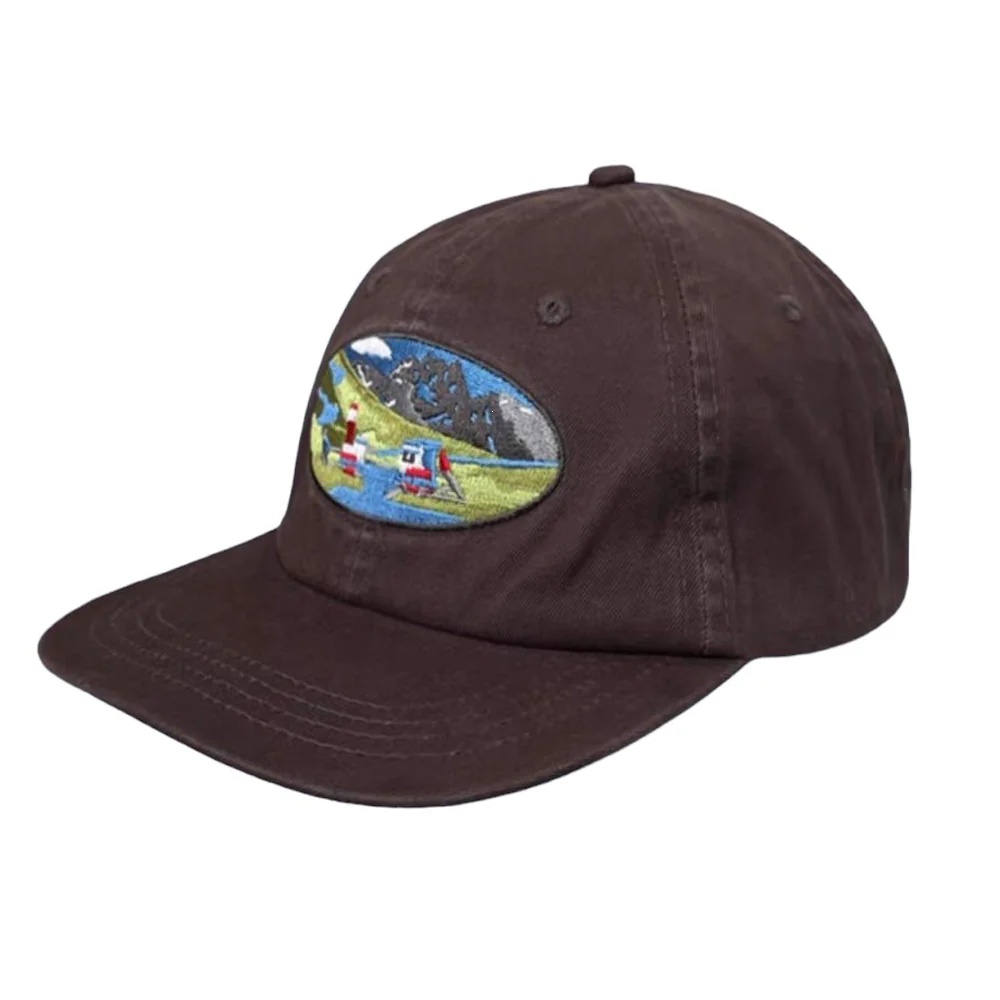River Lighthouse Embroidery Cap