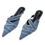Nostalgic Games Denim Mules