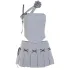 Y2K Asymmetrical Top & Pleated Mini Skirt Co-Ord