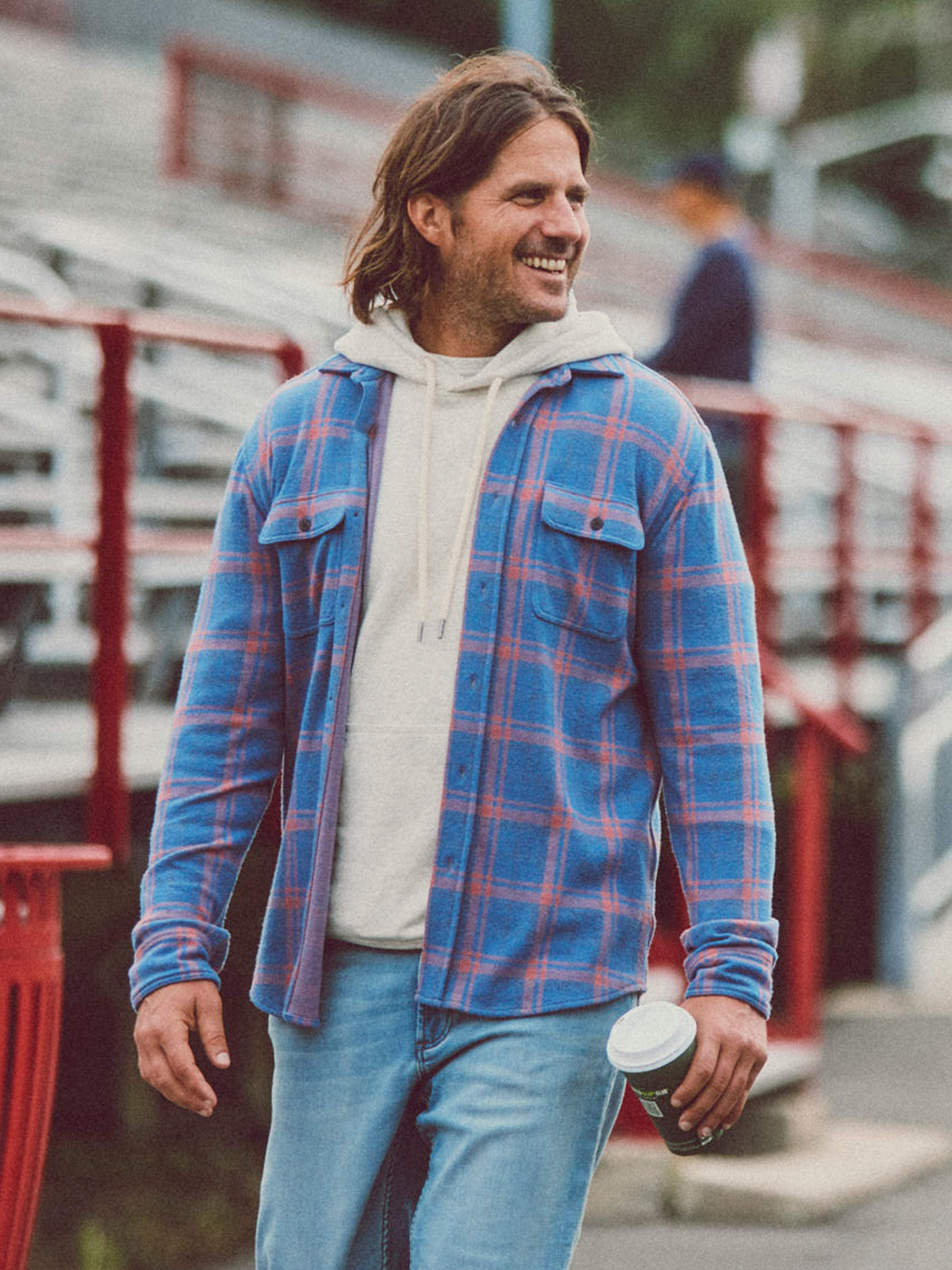 Legend™ Sweater Shirt - Twilight Mauve Plaid