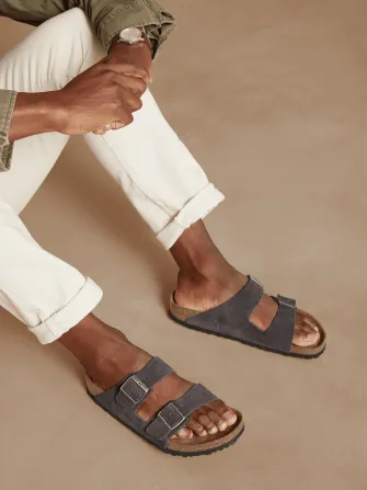 Men's Birkenstock Arizona Soft Footbed - Velvet Gray