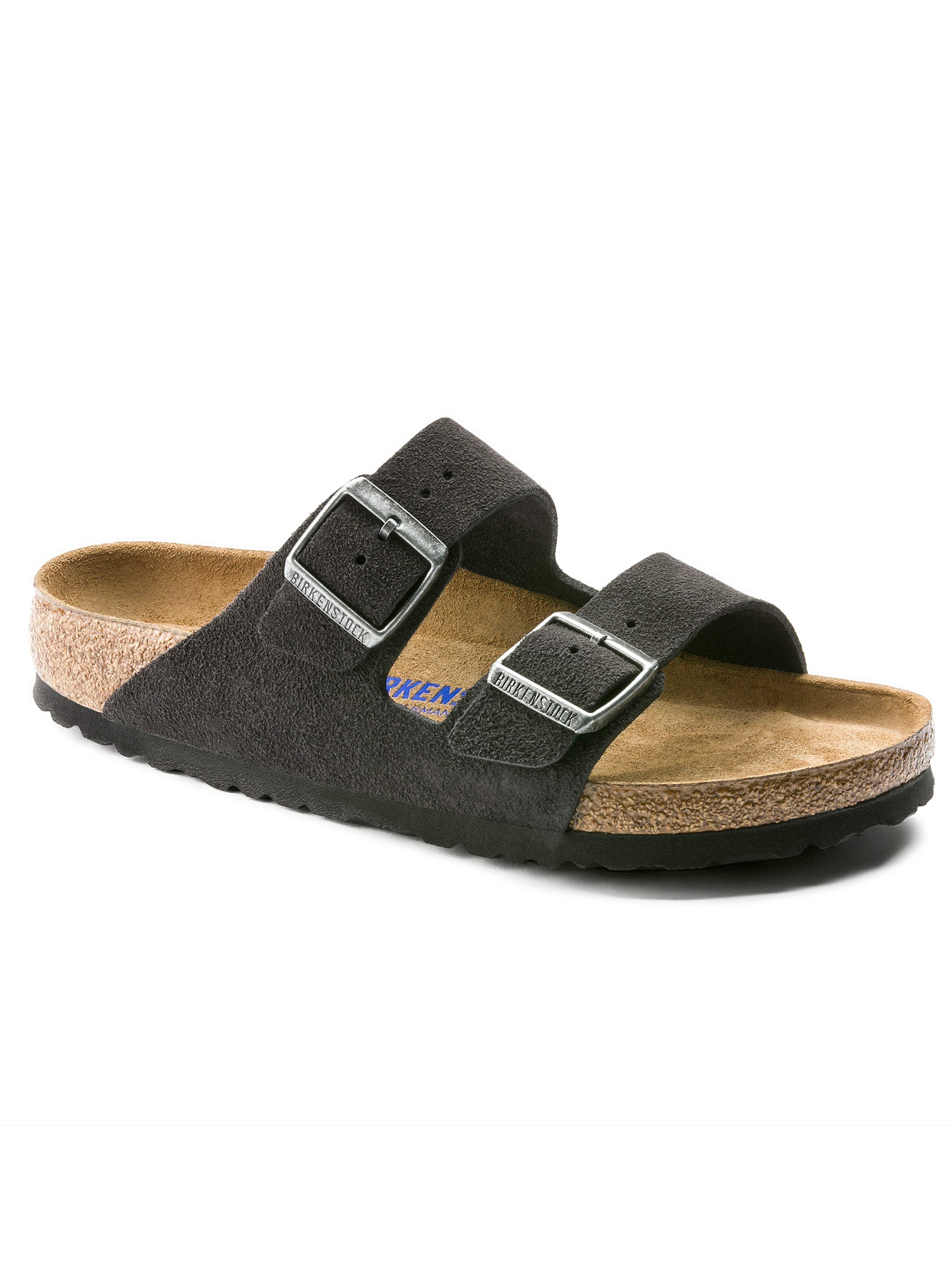 Women's Birkenstock Arizona Soft Footbed - Velvet Gray