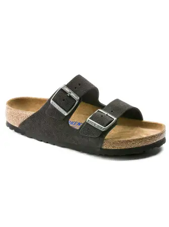 Women's Birkenstock Arizona Soft Footbed - Velvet Gray