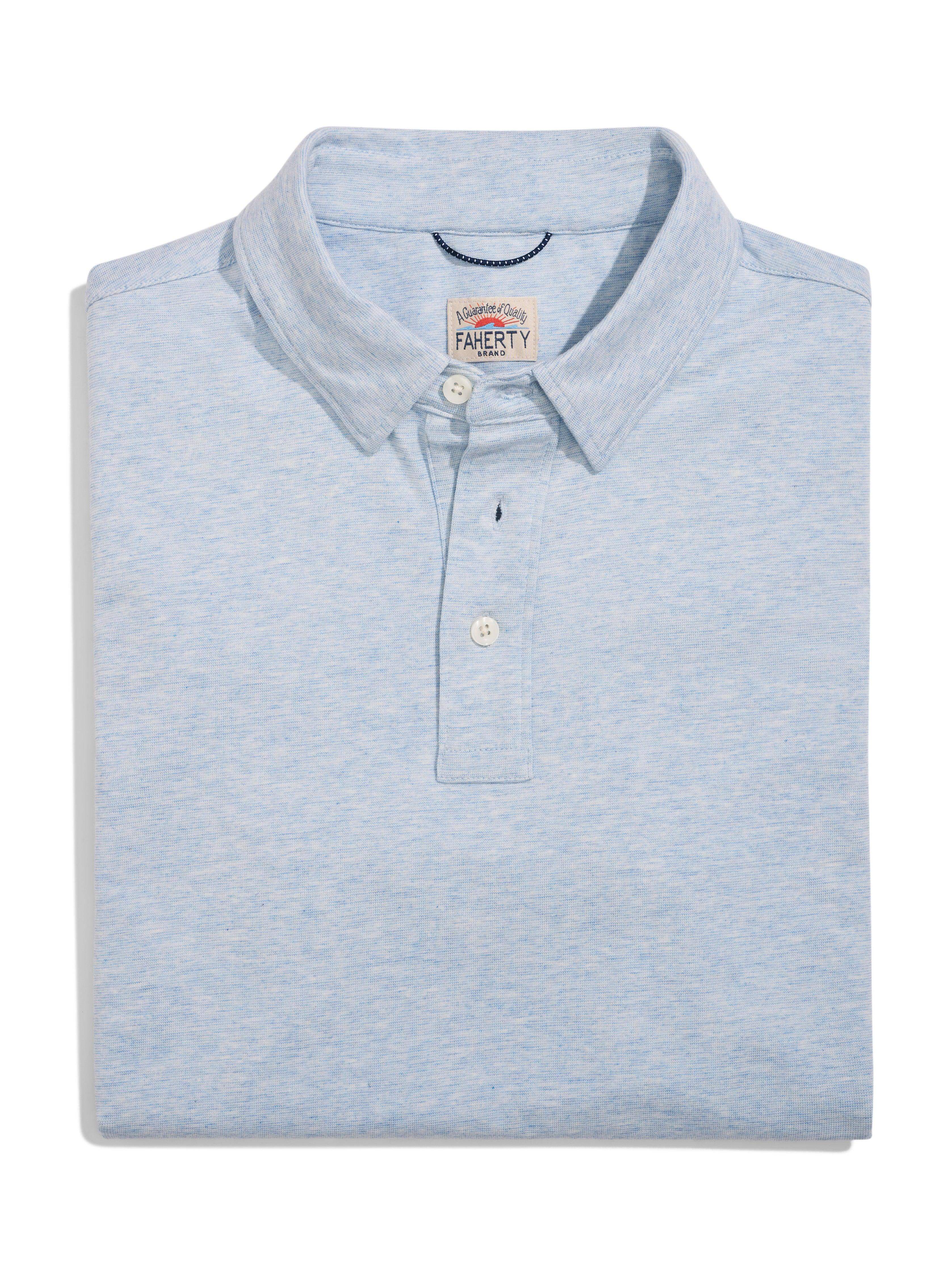 Movement™ Short-Sleeve Polo Shirt - Cardiff Blue Heather