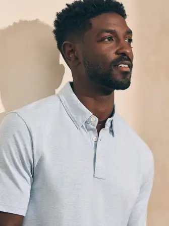 Movement™ Short-Sleeve Polo Shirt - Cardiff Blue Heather(CARDIFF BLUE HEATHER,XS)