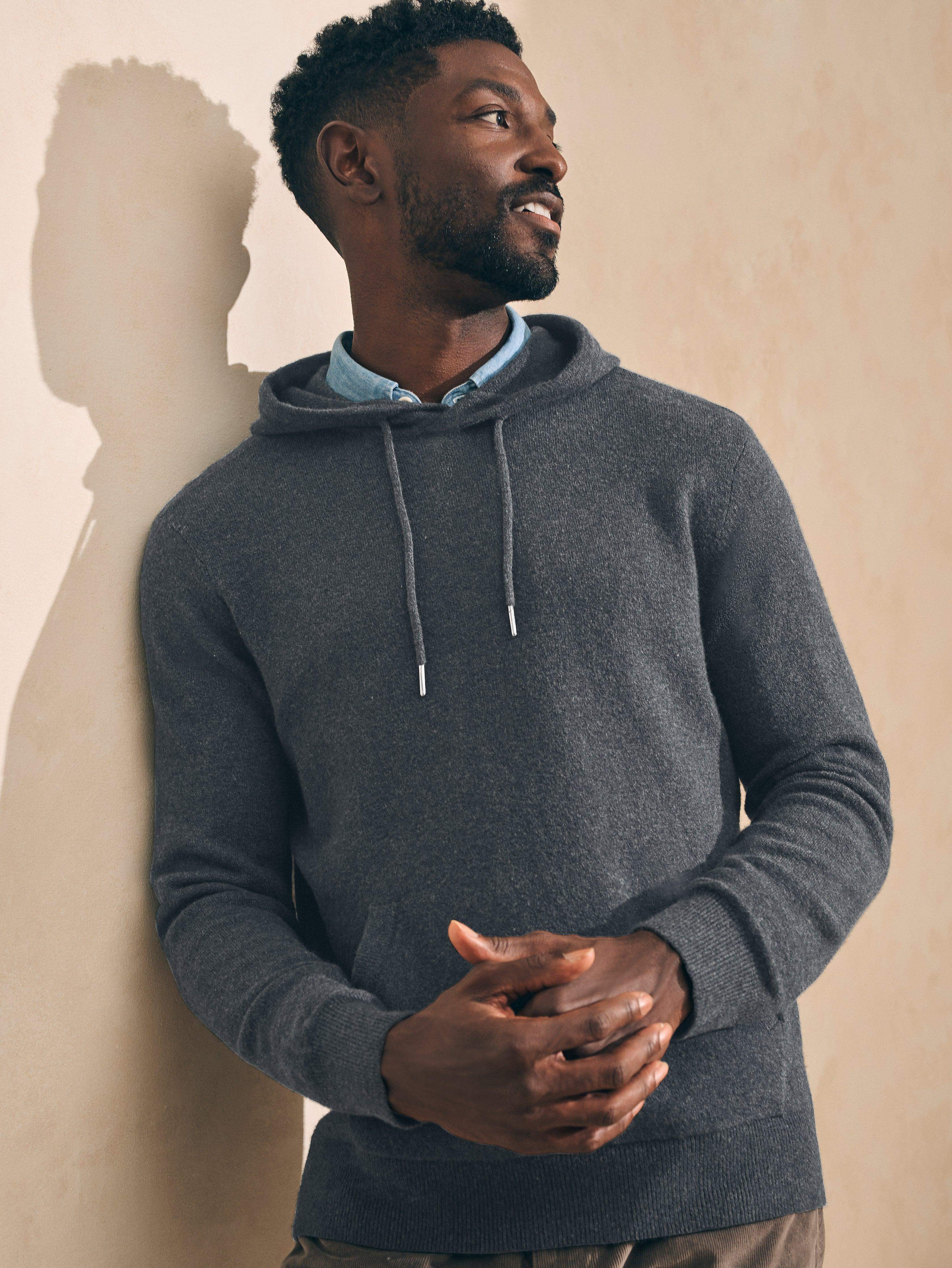 Mountain Sweater Hoodie - Ash Heather