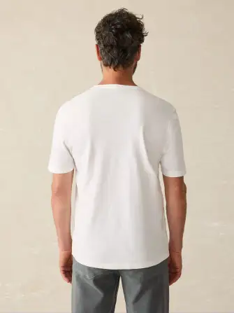 Sunwashed Pocket Tee - White(White,XS)