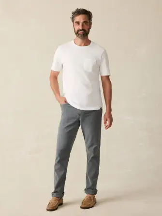 Sunwashed Pocket Tee - White(White,XS)