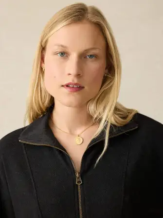 Legend™ Quarter Zip Dress - Heathered Black Twill(Heathered Black Twill,XXS)