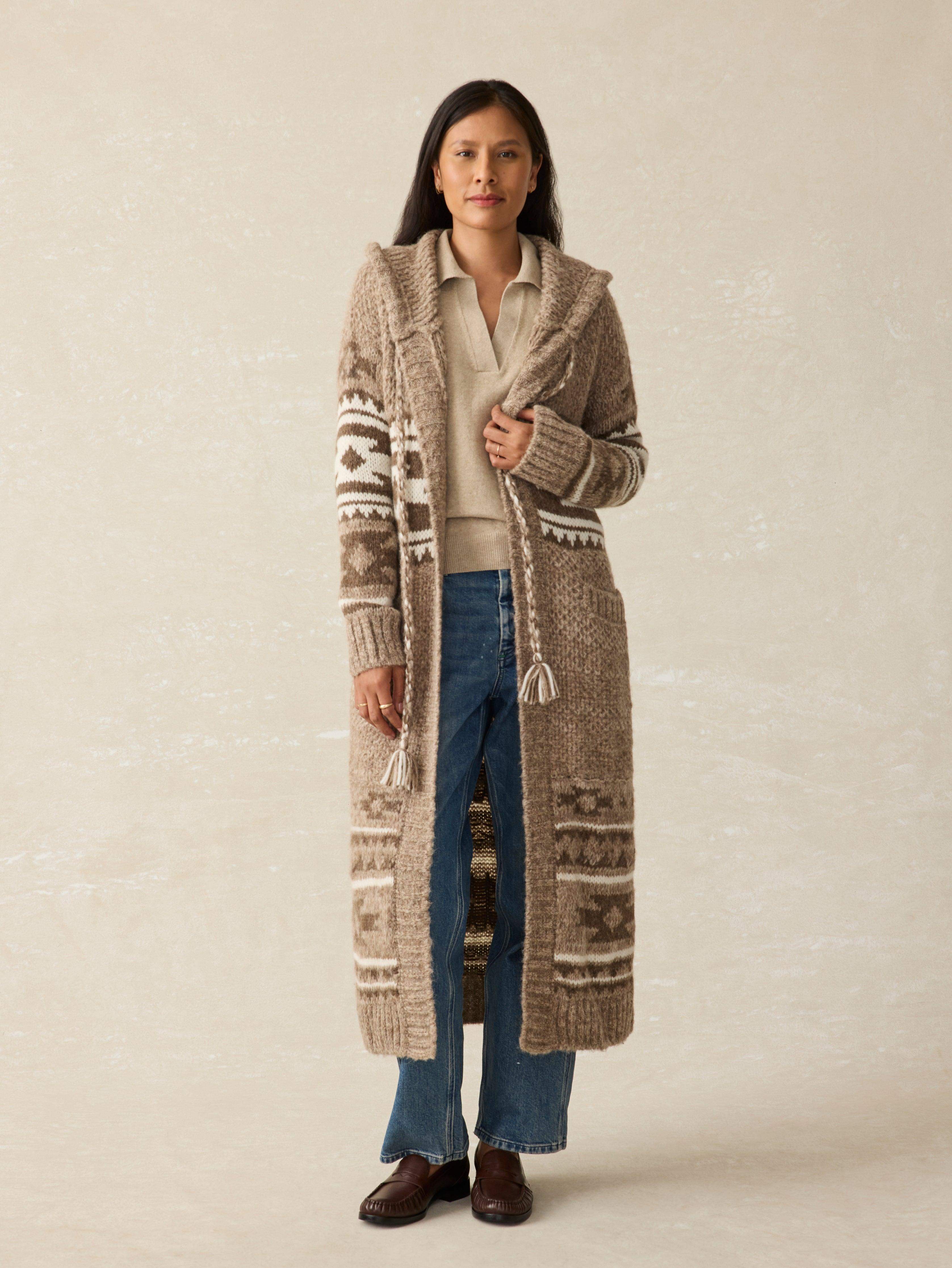 Steven Paul Judd Chahta Hooded Duster - Mocha Chahta