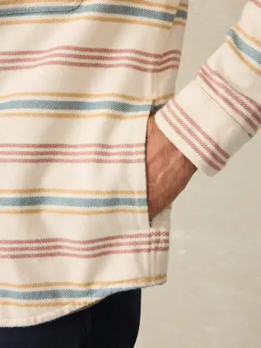 Wavebreaker Shirt - Dune Sky Stripe(Dune Sky Stripe,XS)