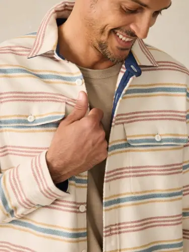Wavebreaker Shirt - Dune Sky Stripe(Dune Sky Stripe,XS)