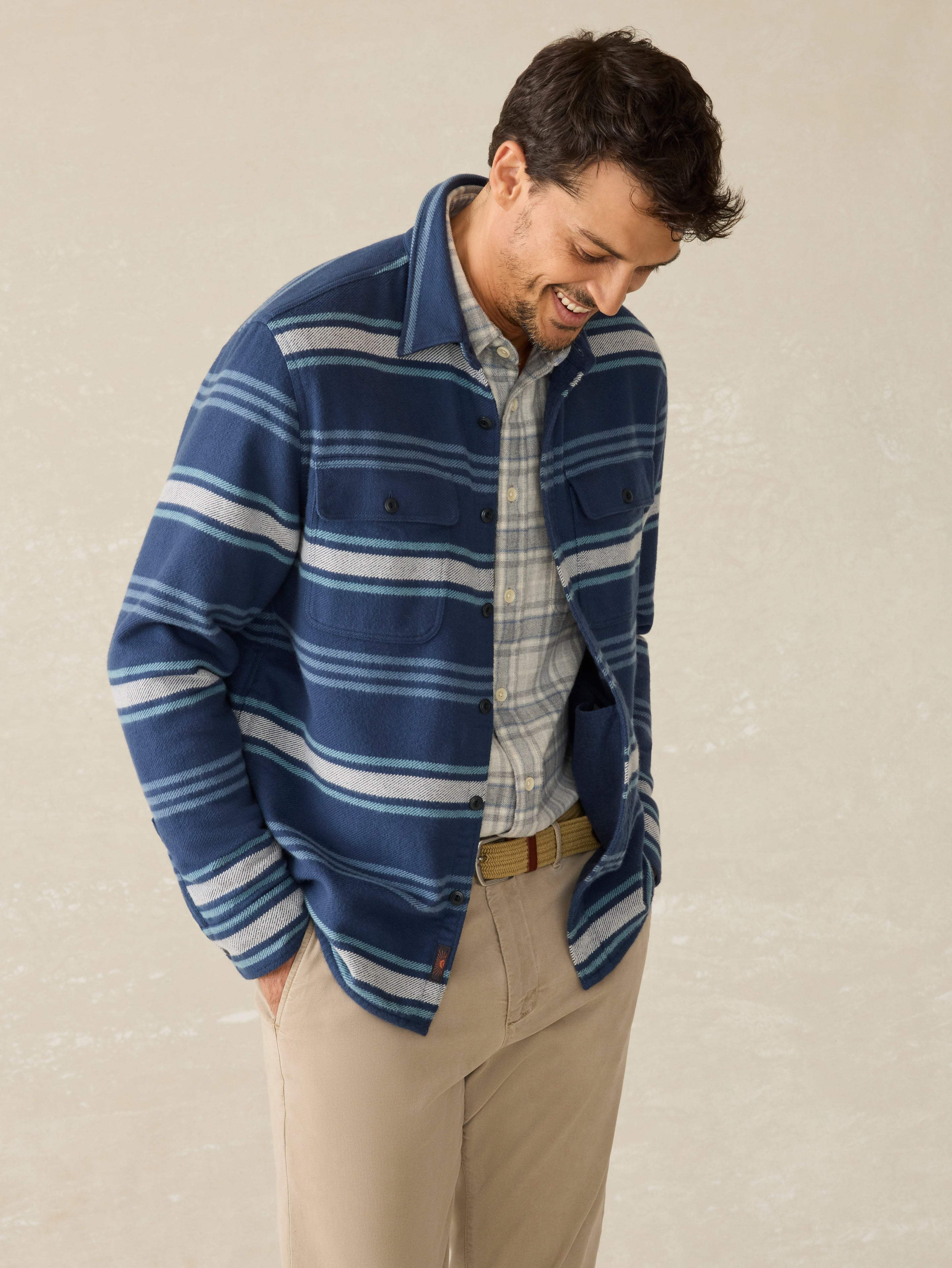 Wavebreaker Shirt - Winter Summit Stripe