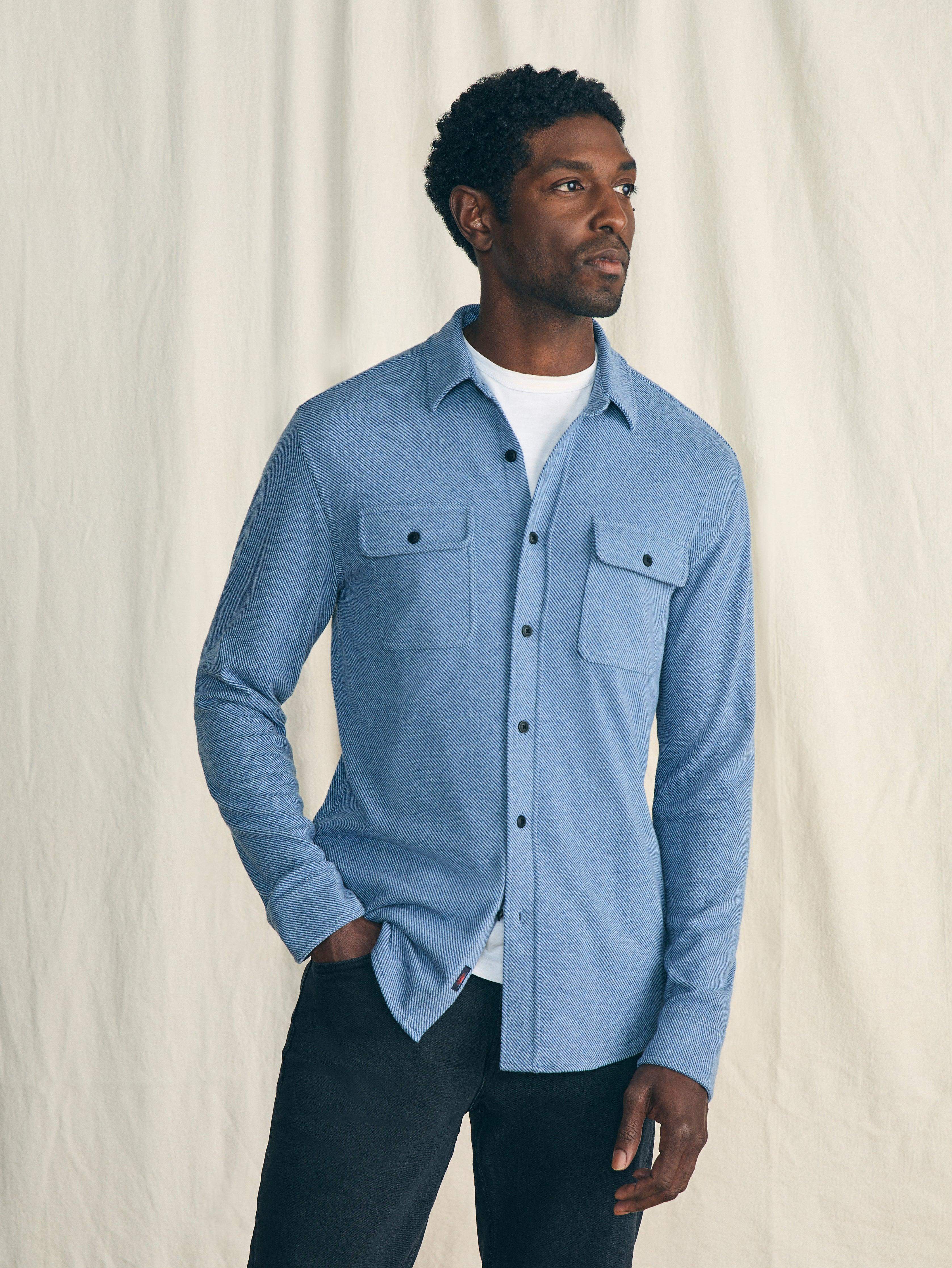 Legend™ Sweater Shirt (Tall) - Glacier Blue Twill