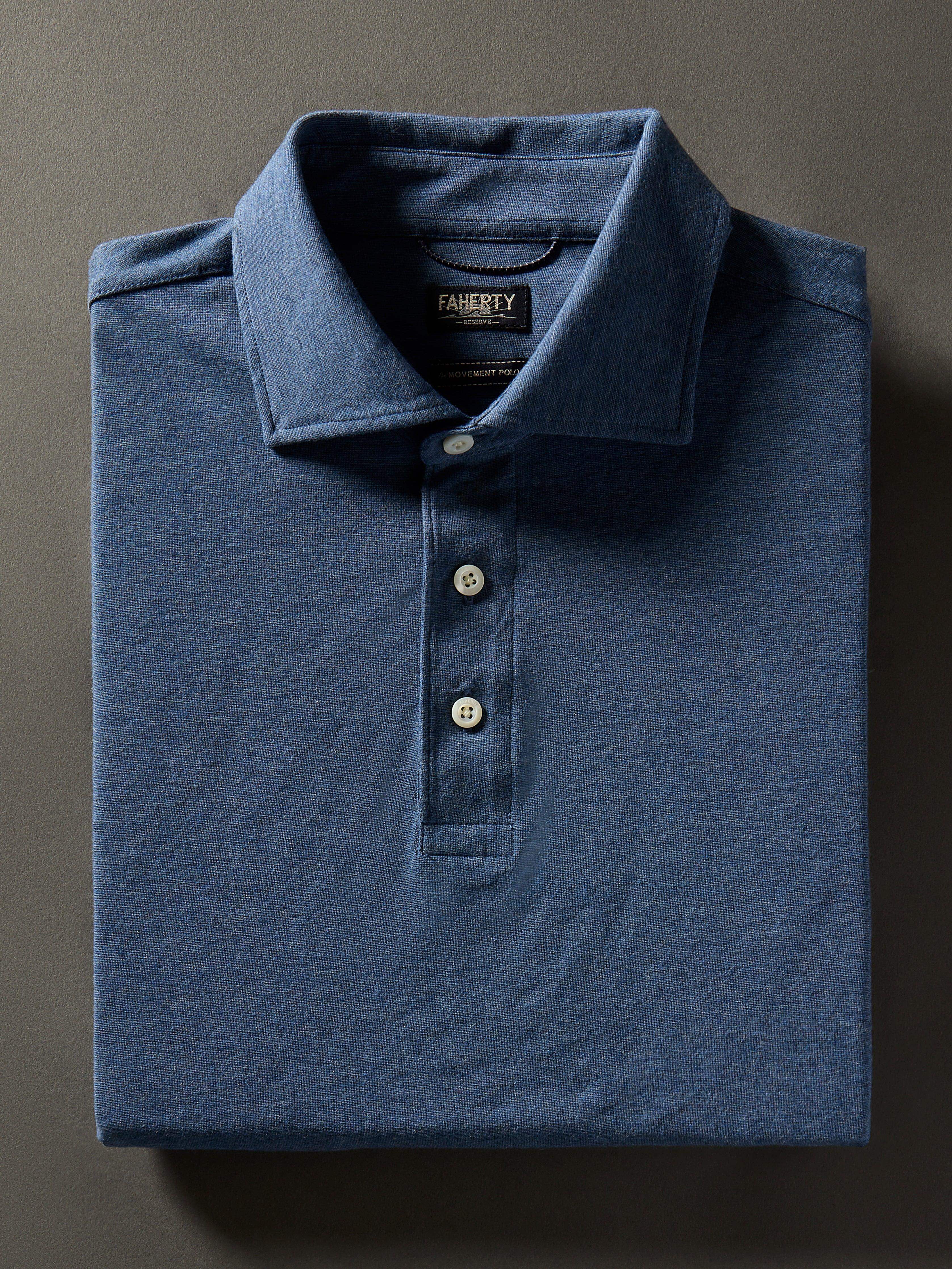 Short-Sleeve Movement™ Polo Shirt - Sea Navy Heather