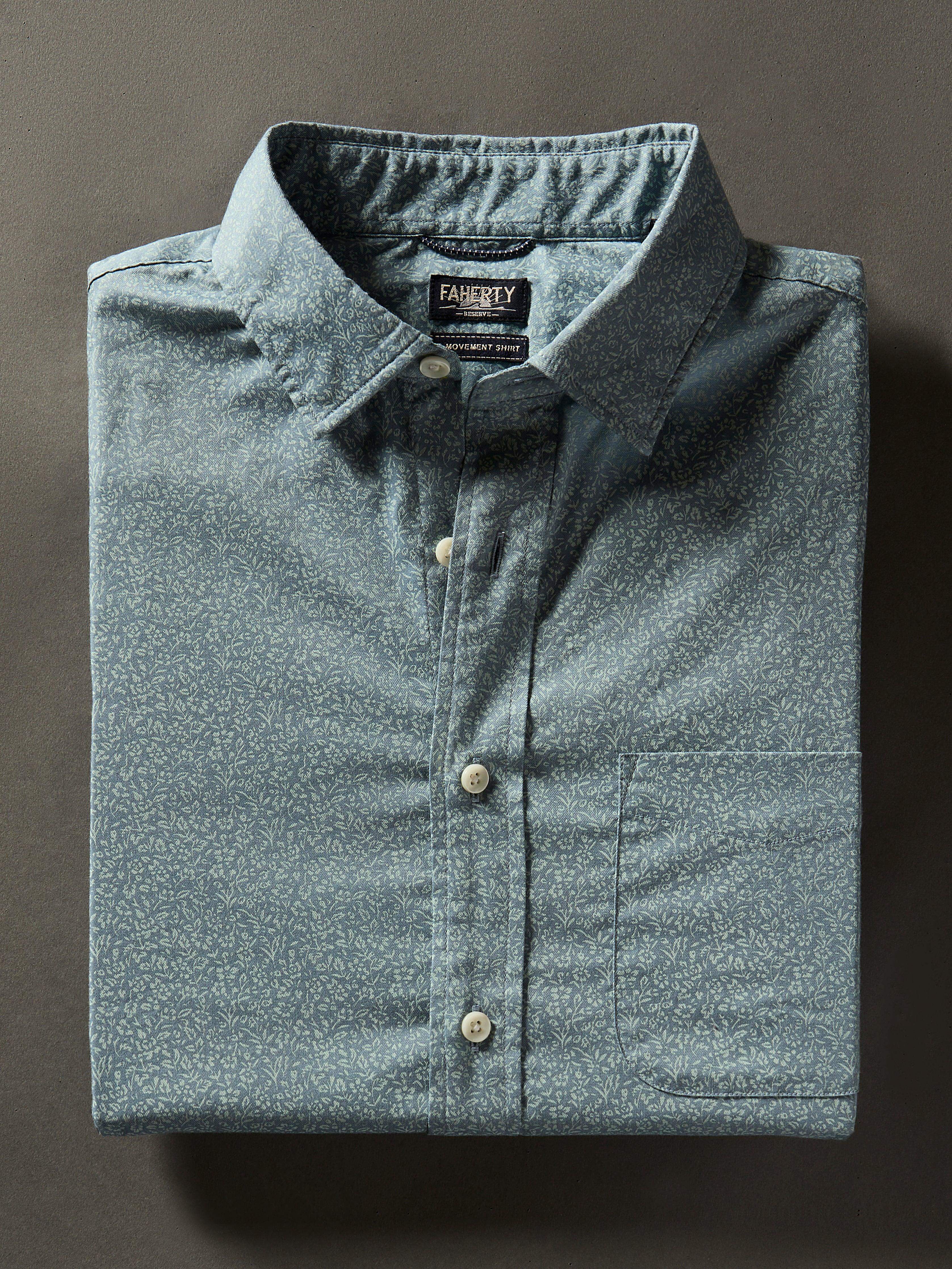 Movement™ Short-Sleeve Shirt - Sea Storm Ditsy