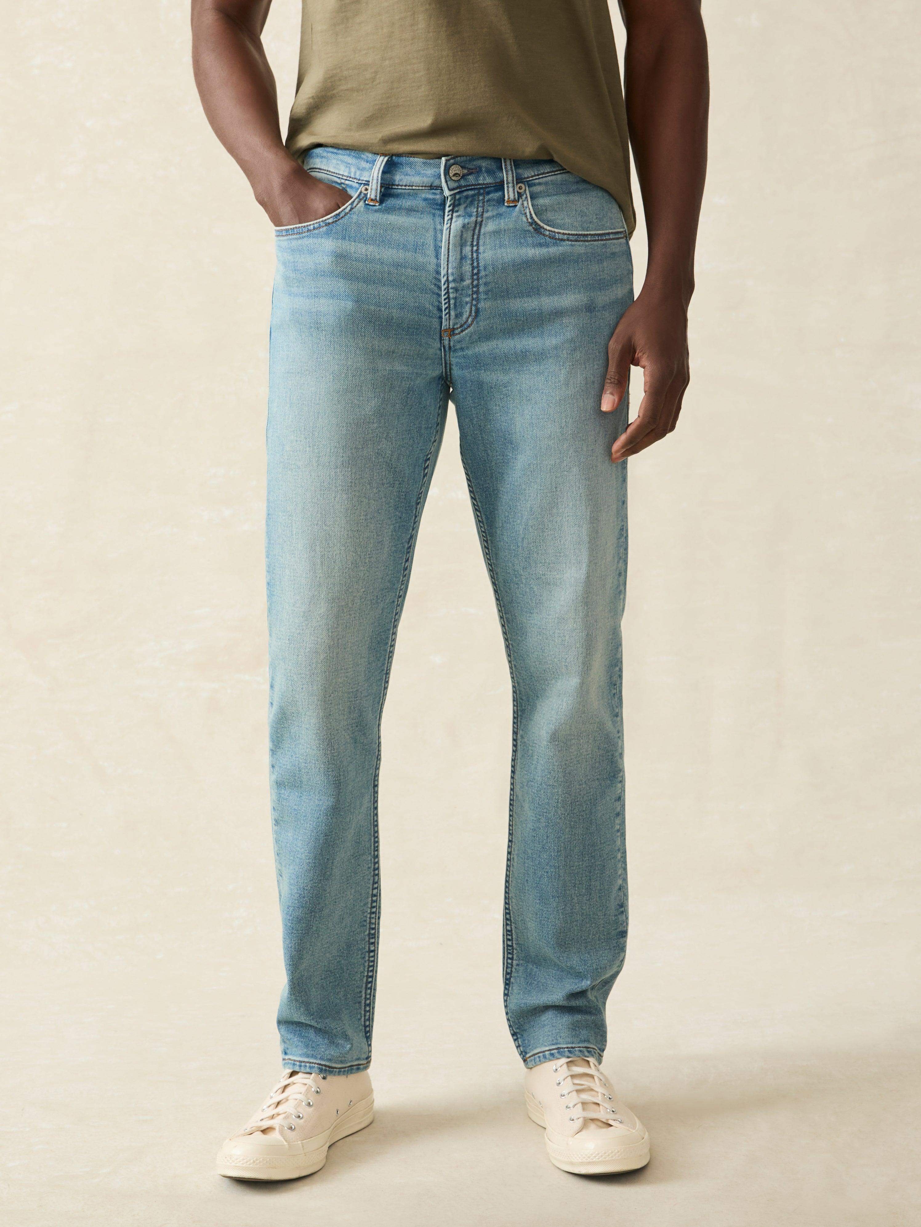Stretch Terry 5-Pocket Athletic Fit Pant - Eastern Shore Wash