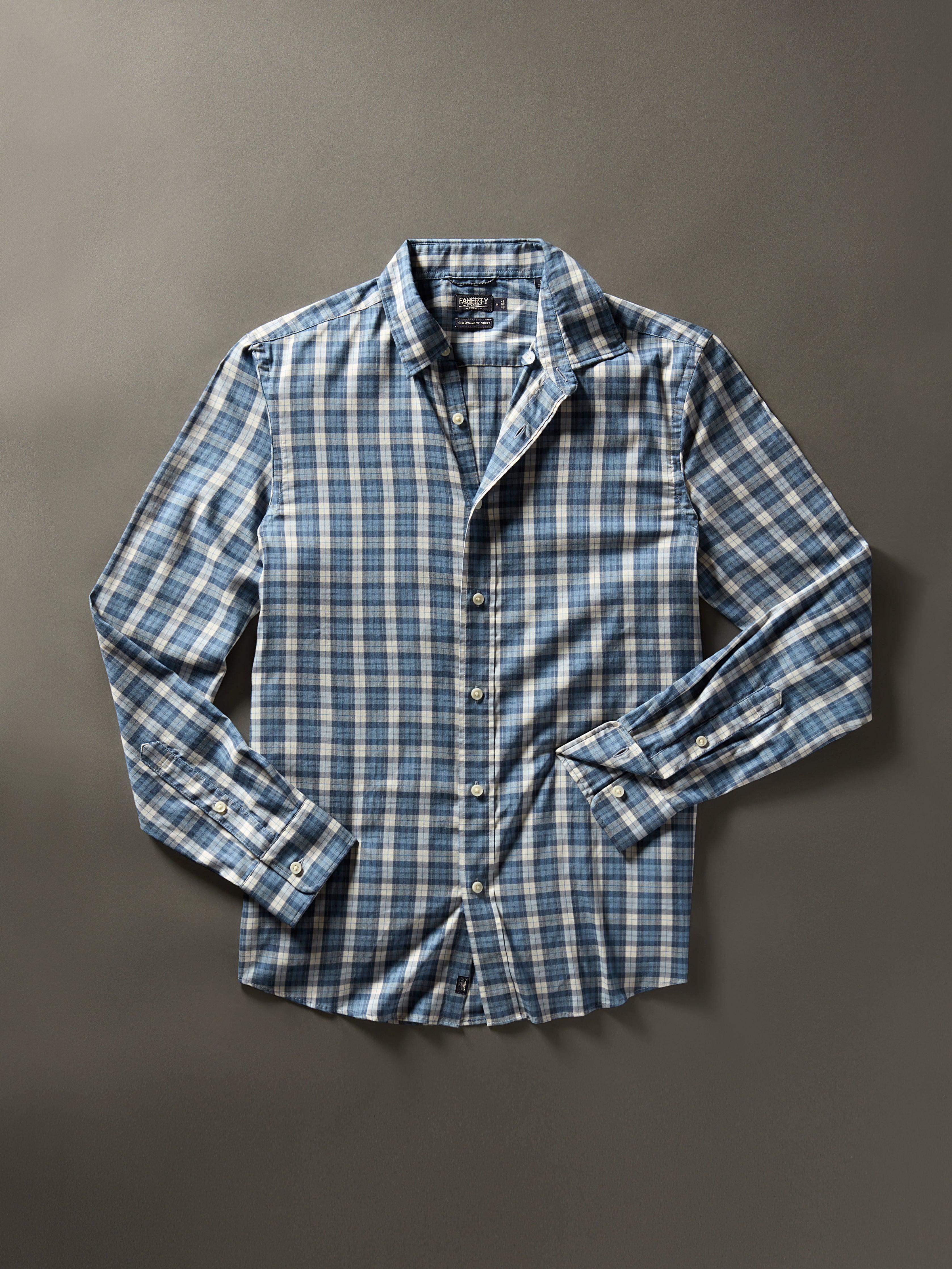 Movement™ Shirt Classic Fit - Seaside Blue Plaid