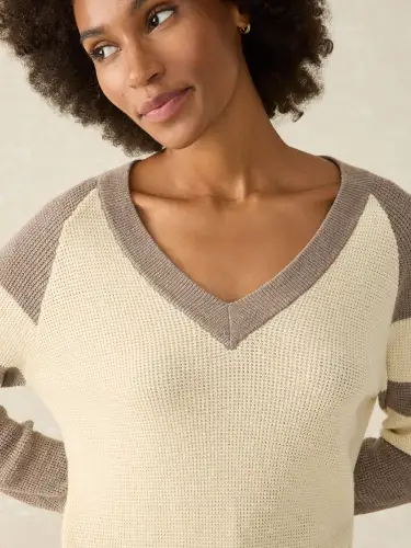 Throwback Waffle V-Neck - Fenway(Fenway,XXS)