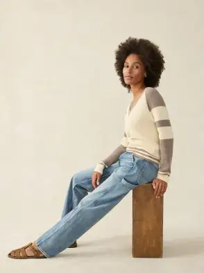 Throwback Waffle V-Neck - Fenway(Fenway,XXS)