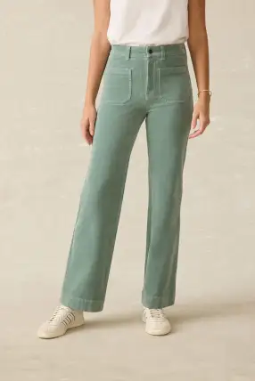 Softstretch Cord Patch Pocket Pant - Seaglass
