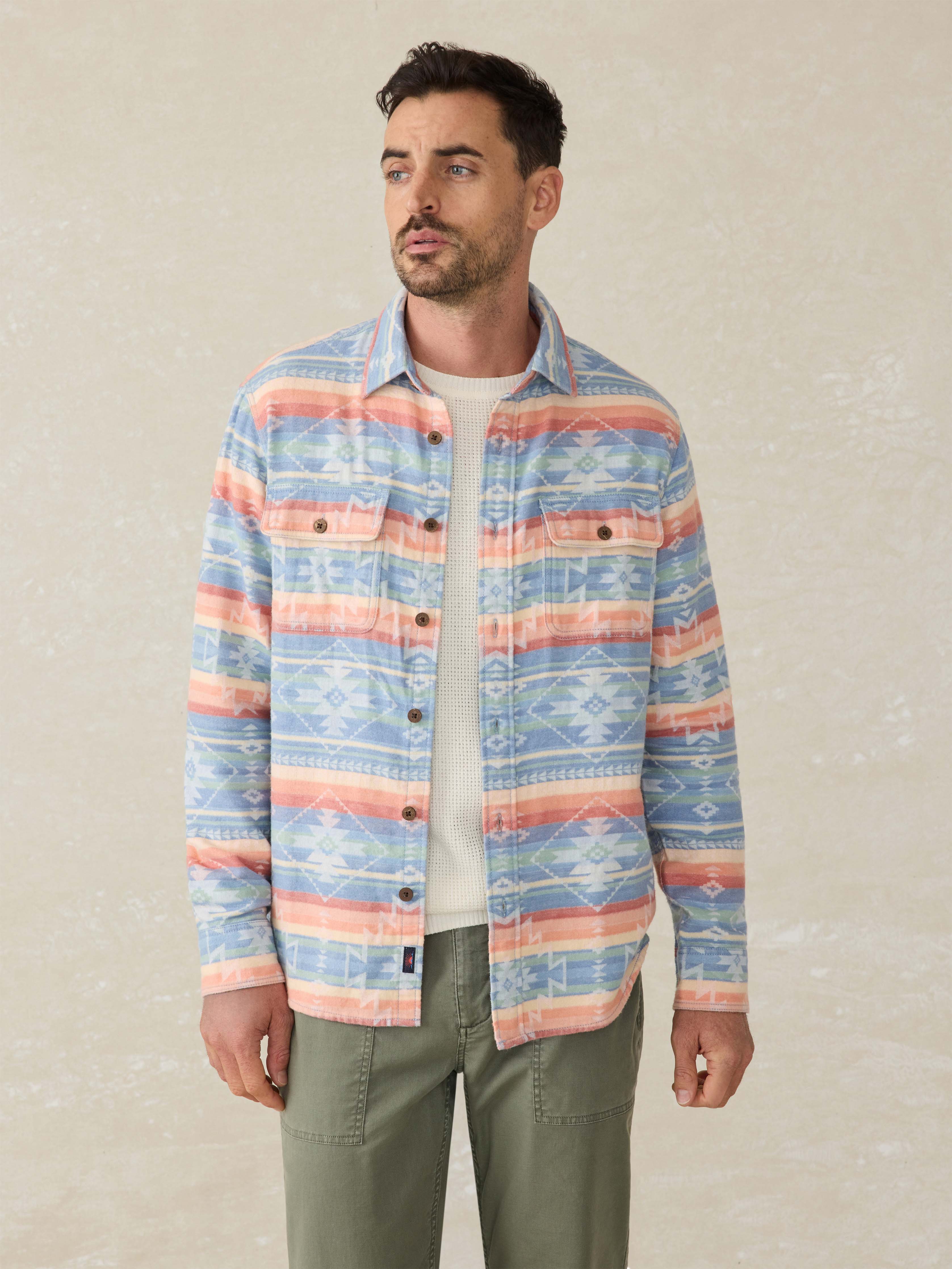 Doug Good Feather Canyon Overshirt - Dusk Star Glow