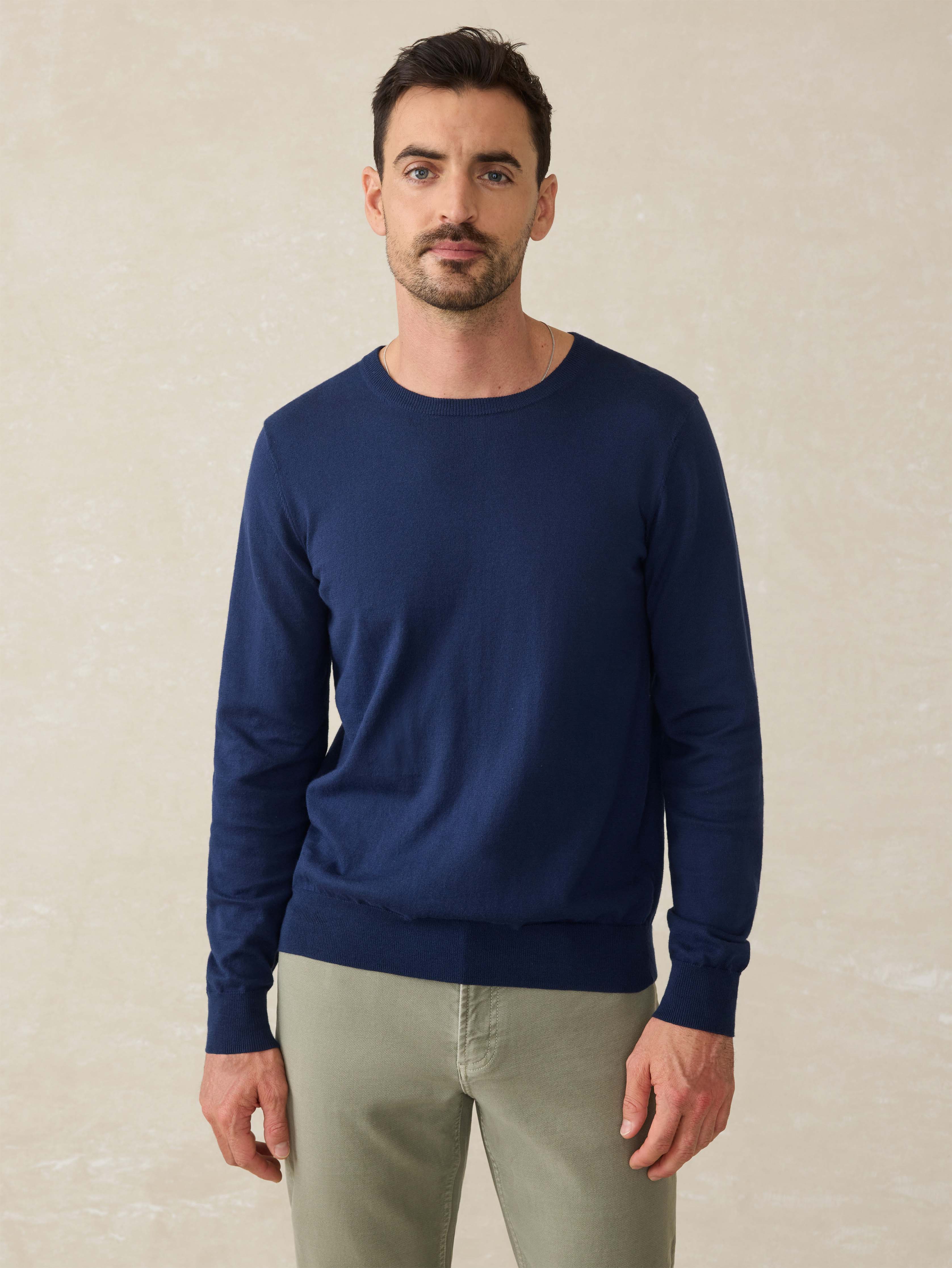 Movement™ Crewneck Sweater - Marine Navy Heather