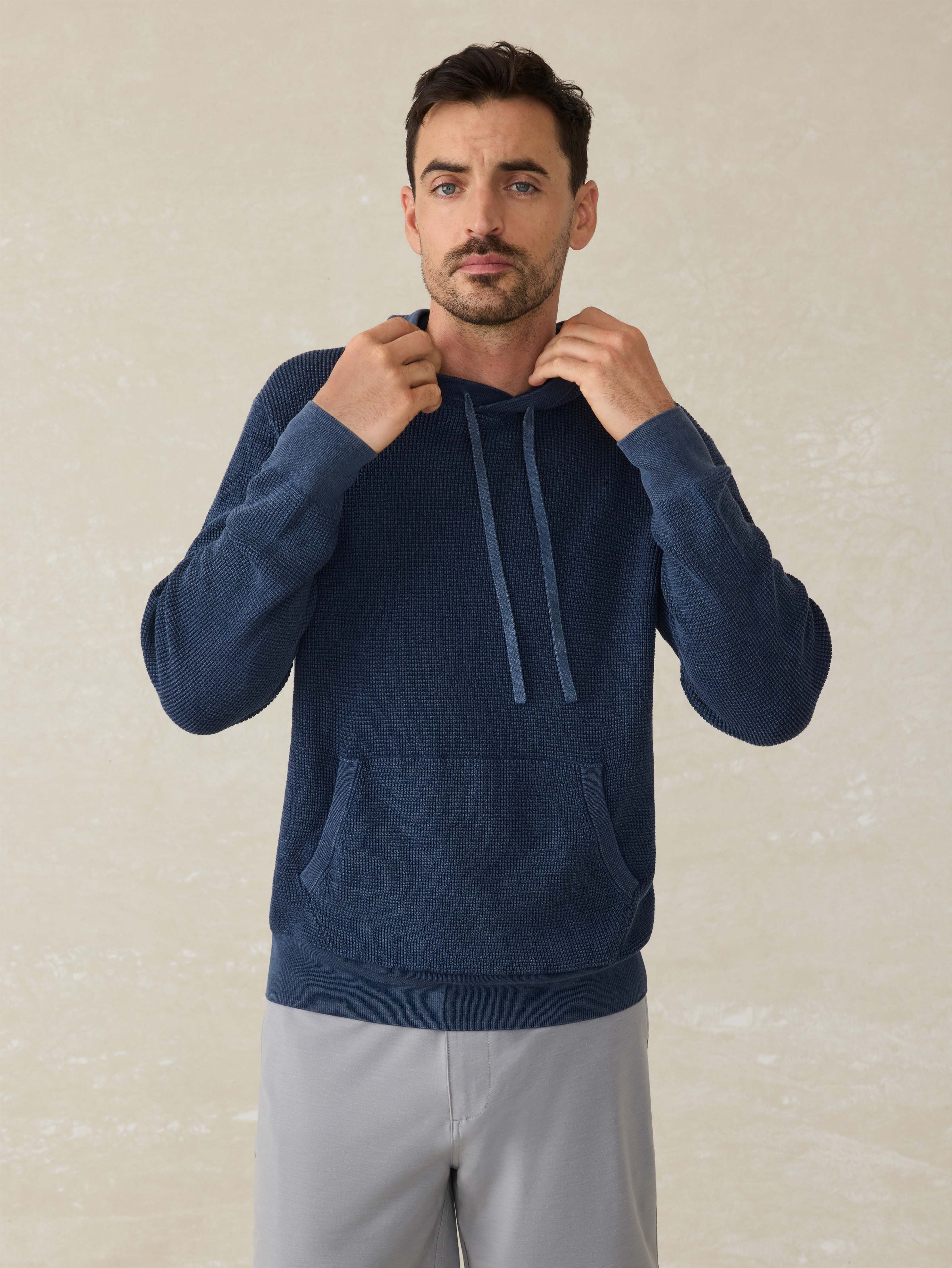 Sunwashed Sweater Hoodie - Blue Nights