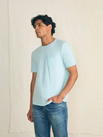 Sunwashed Pocket Tee - Blue Oasis(Blue Oasis,XS)