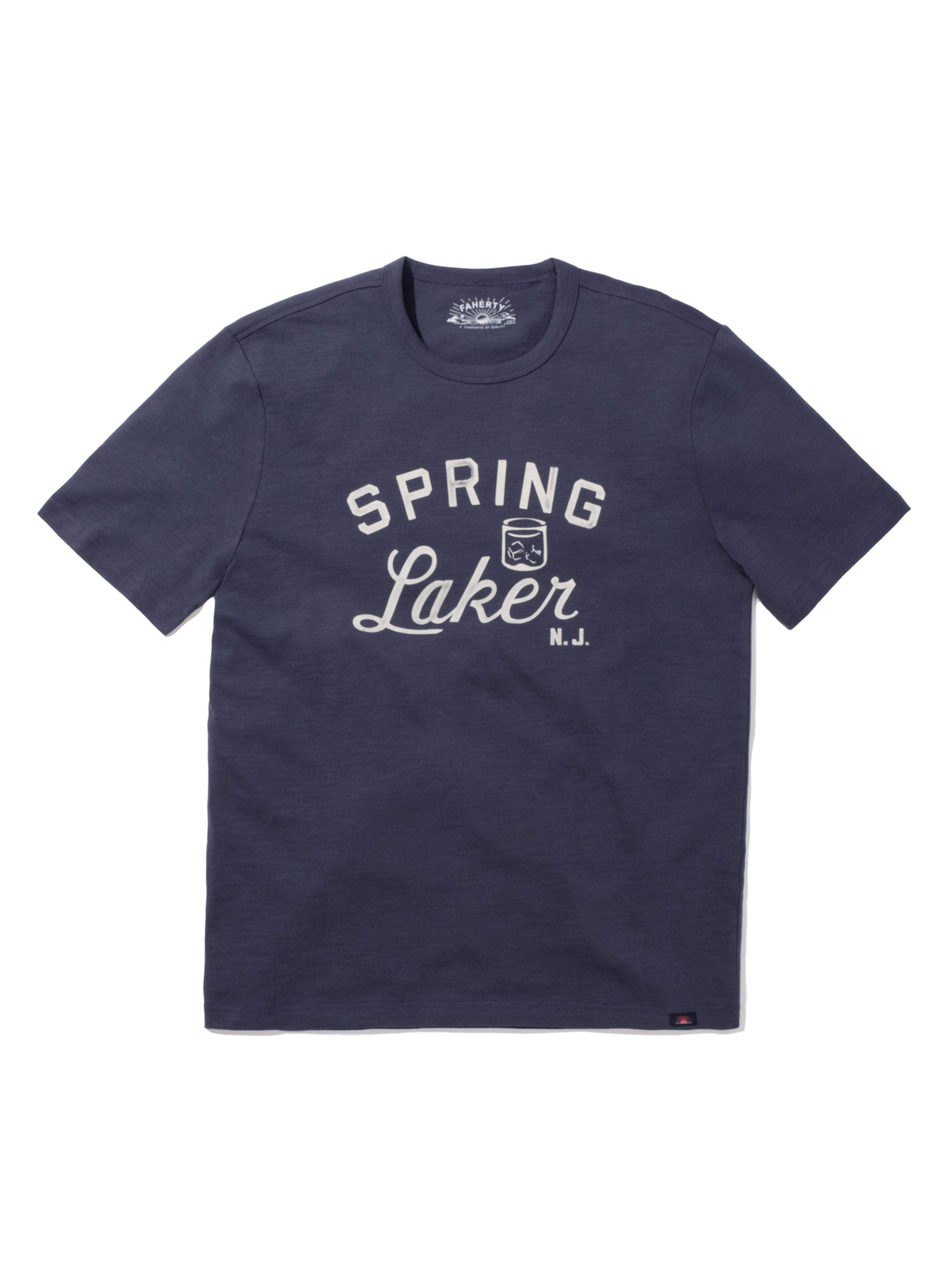 Spring Lake Short-Sleeve Crew T-Shirt - Dune Navy