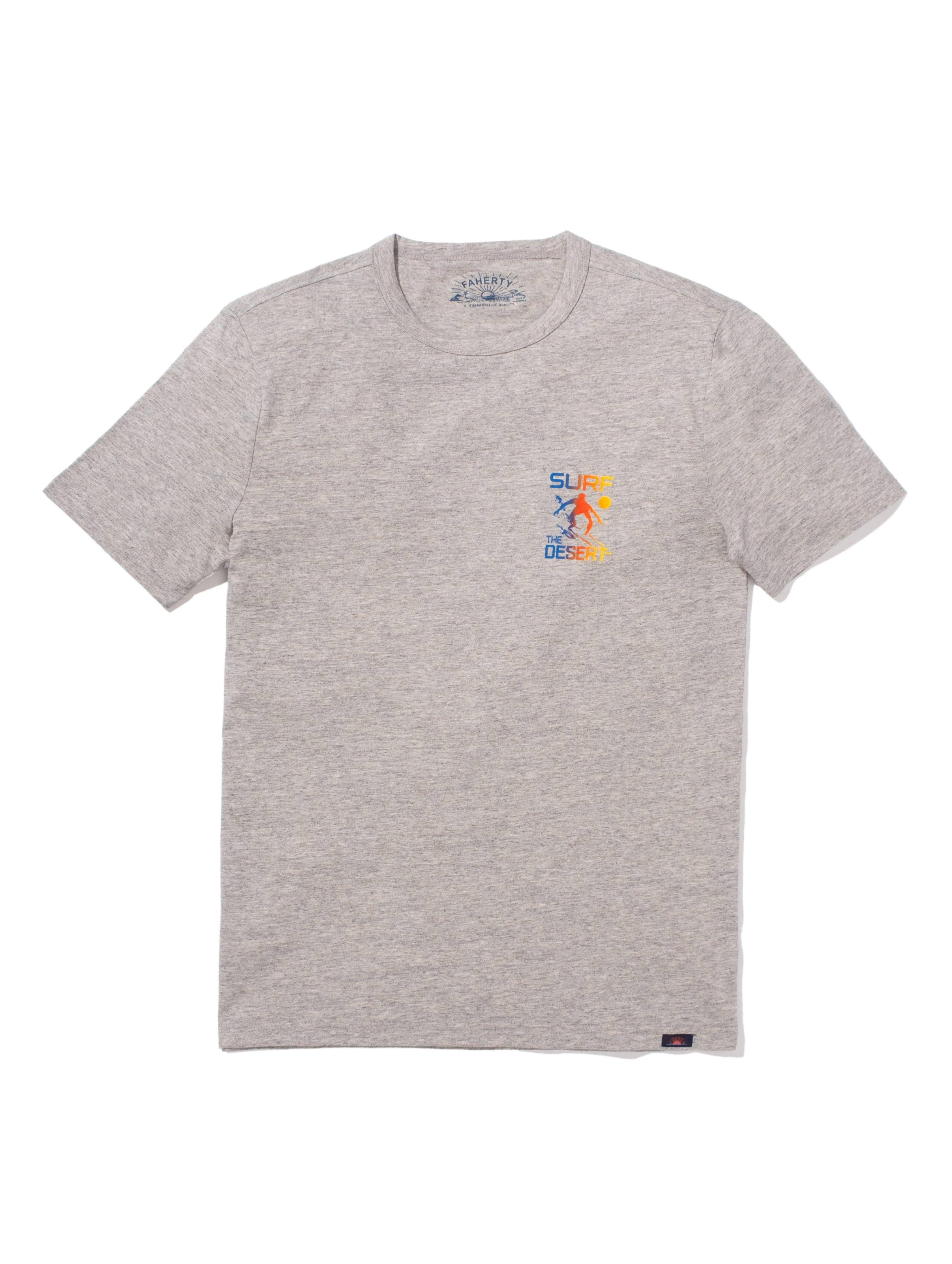 Palm Springs Short-Sleeve Crew T-Shirt - Grey Heather