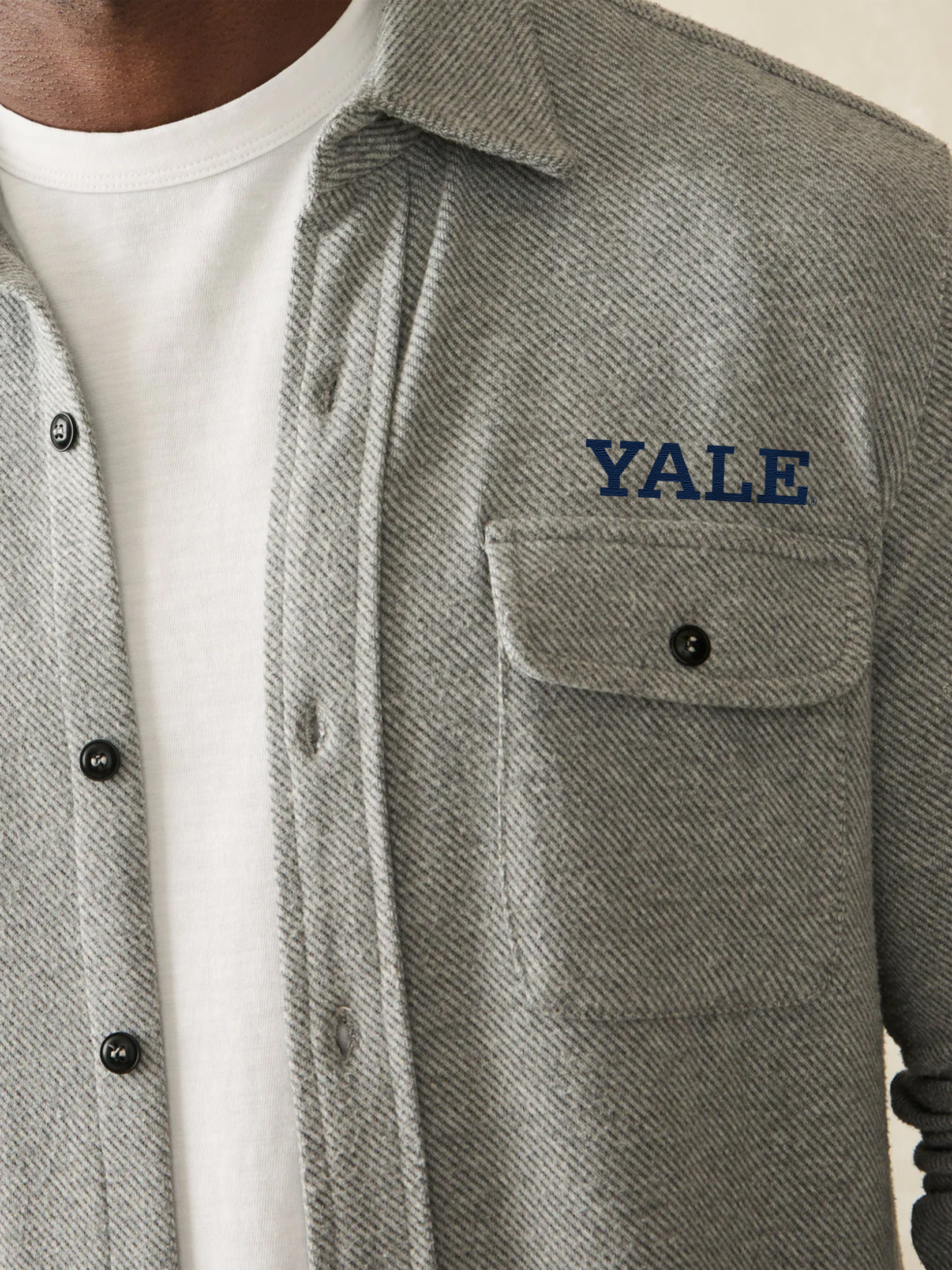 Yale Legend™ Sweater Shirt - Fossil Grey Twill