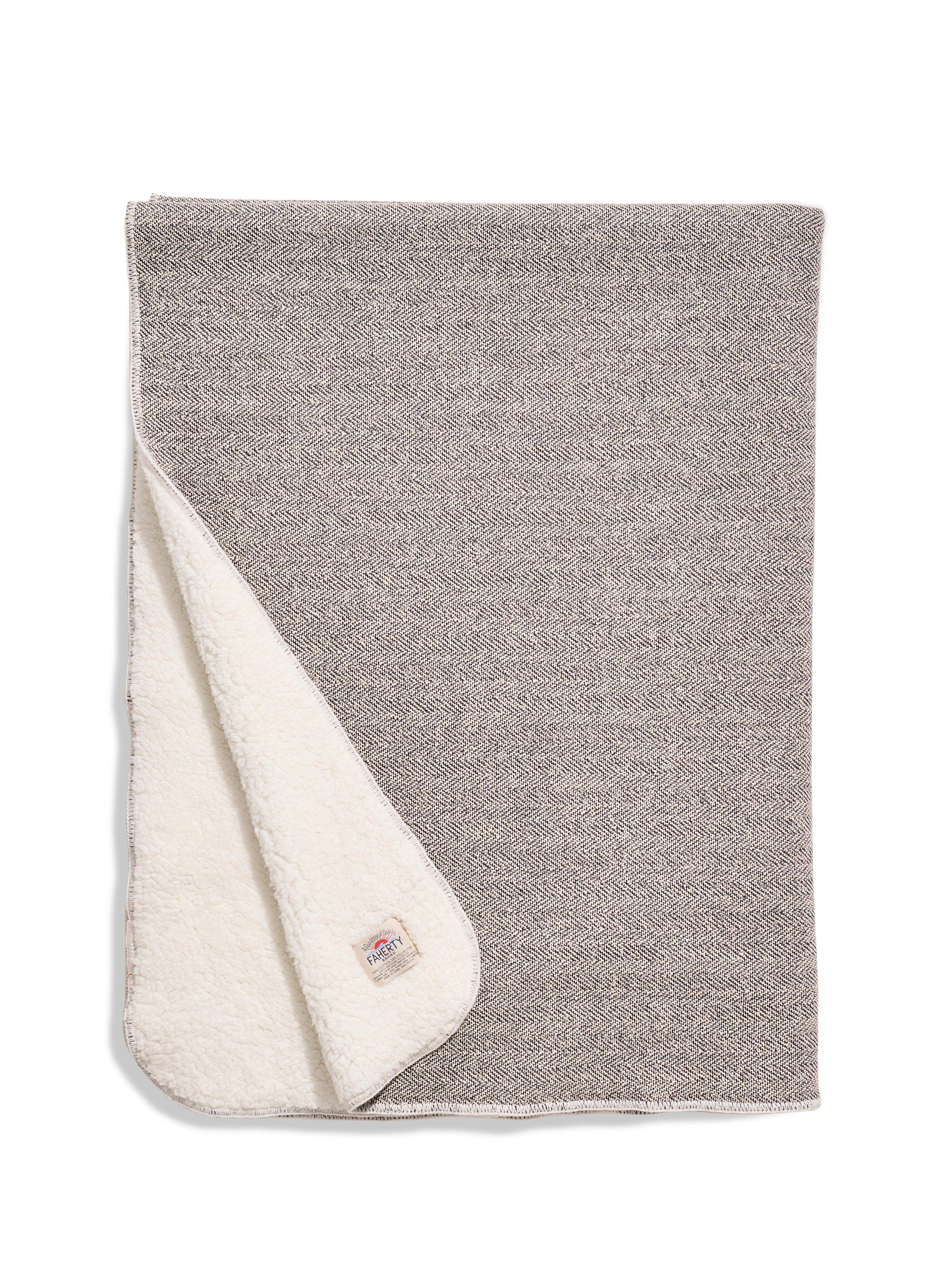 Whitewater High Pile Fleece Blanket - Latte