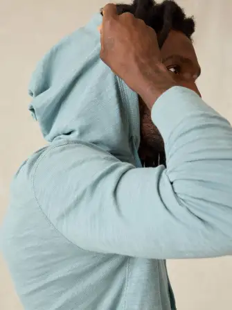 Sunwashed Slub Hoodie - Ocean Glass(Ocean Glass,XS)