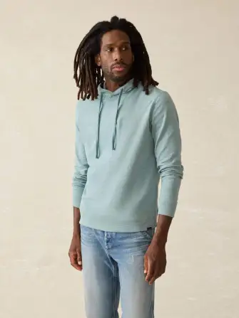 Sunwashed Slub Hoodie - Ocean Glass(Ocean Glass,XS)