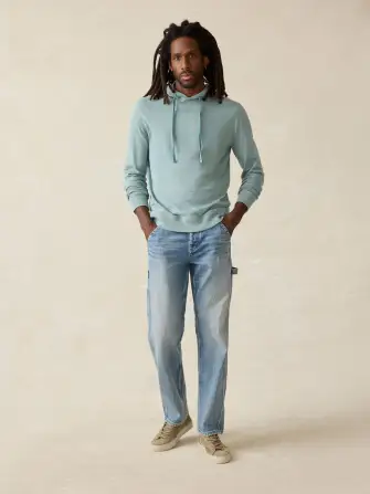 Sunwashed Slub Hoodie - Ocean Glass(Ocean Glass,XS)
