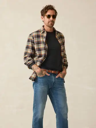 Super Brushed Flannel - Walnut Wood Plaid(Walnut Wood Plaid,XS)